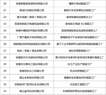 安徽物联网系统工厂有哪些（安徽地区物联网系统工厂情况调查）